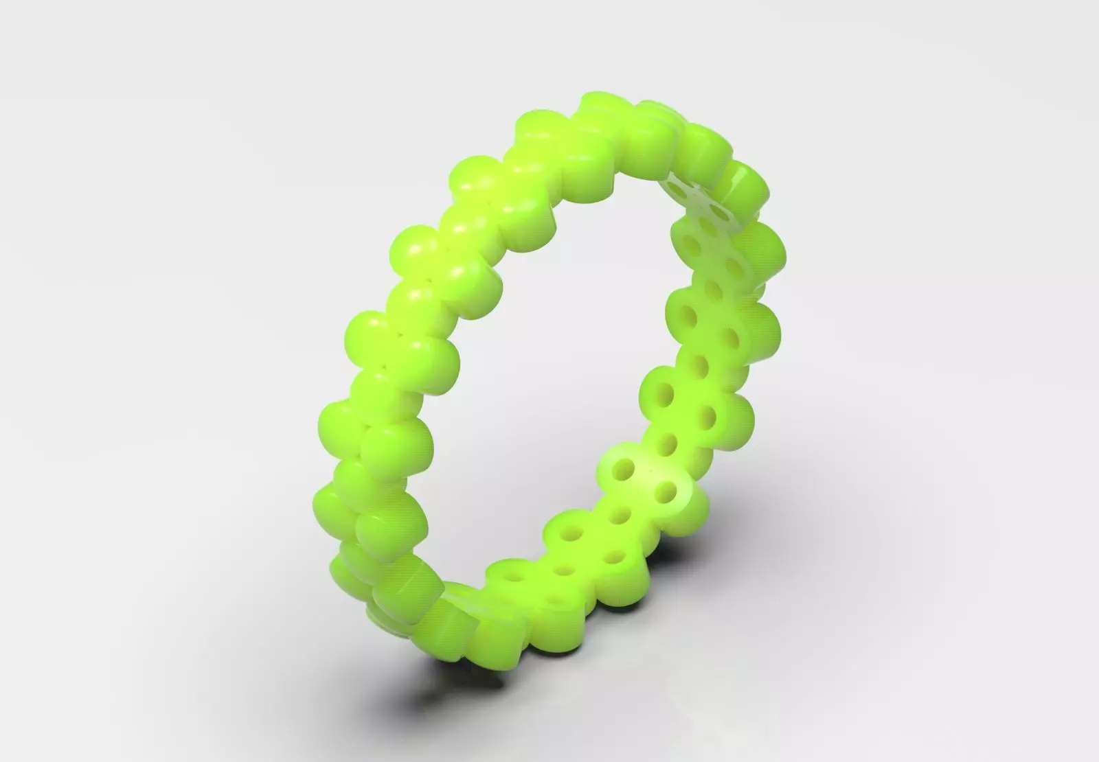 Gold Bubble stl Ring Model gr0132 3D print model_14