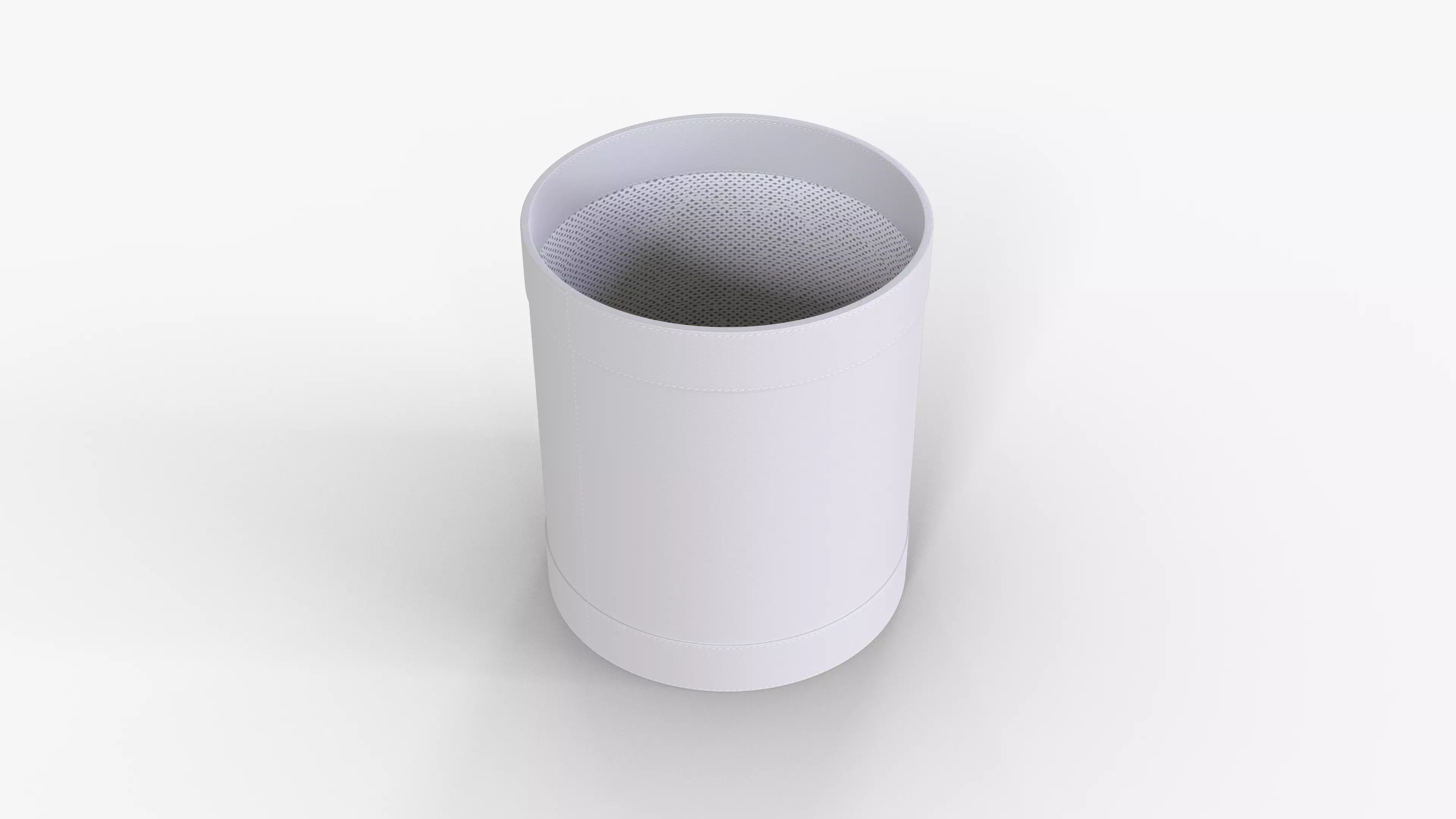 Calligaris Bert White Low-poly 3D model_3