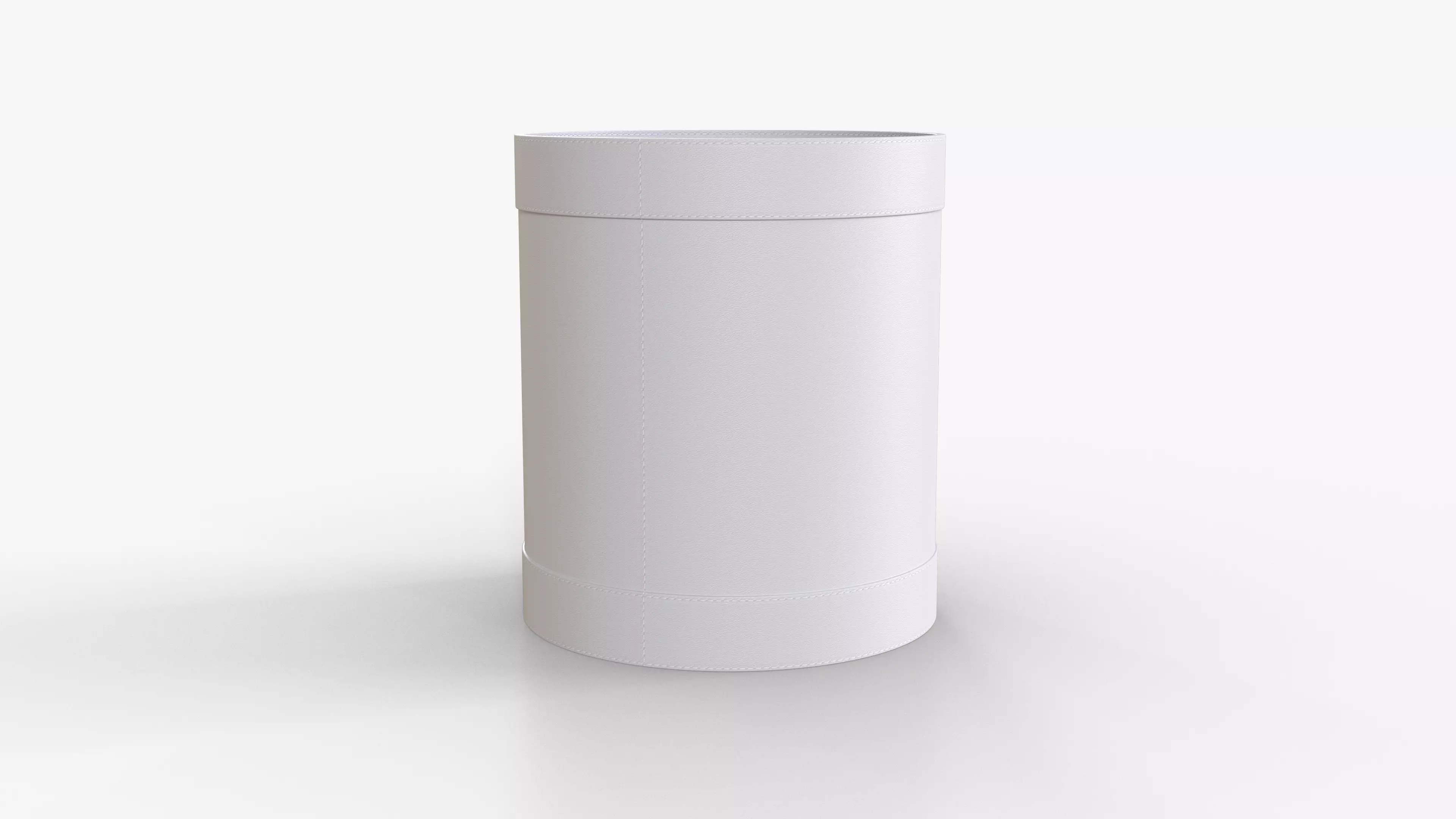 Calligaris Bert White Low-poly 3D model_4