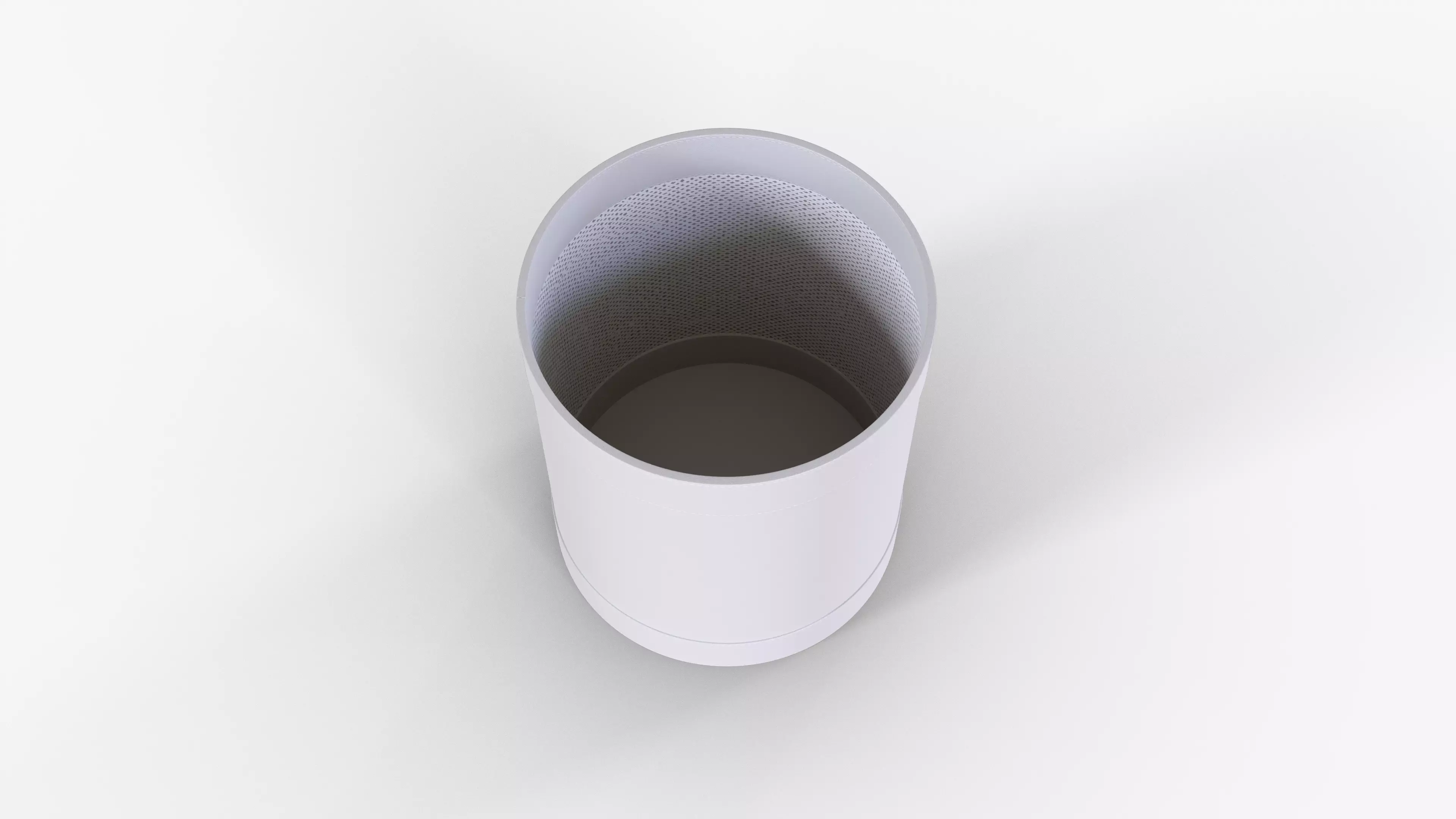 Calligaris Bert White Low-poly 3D model_6