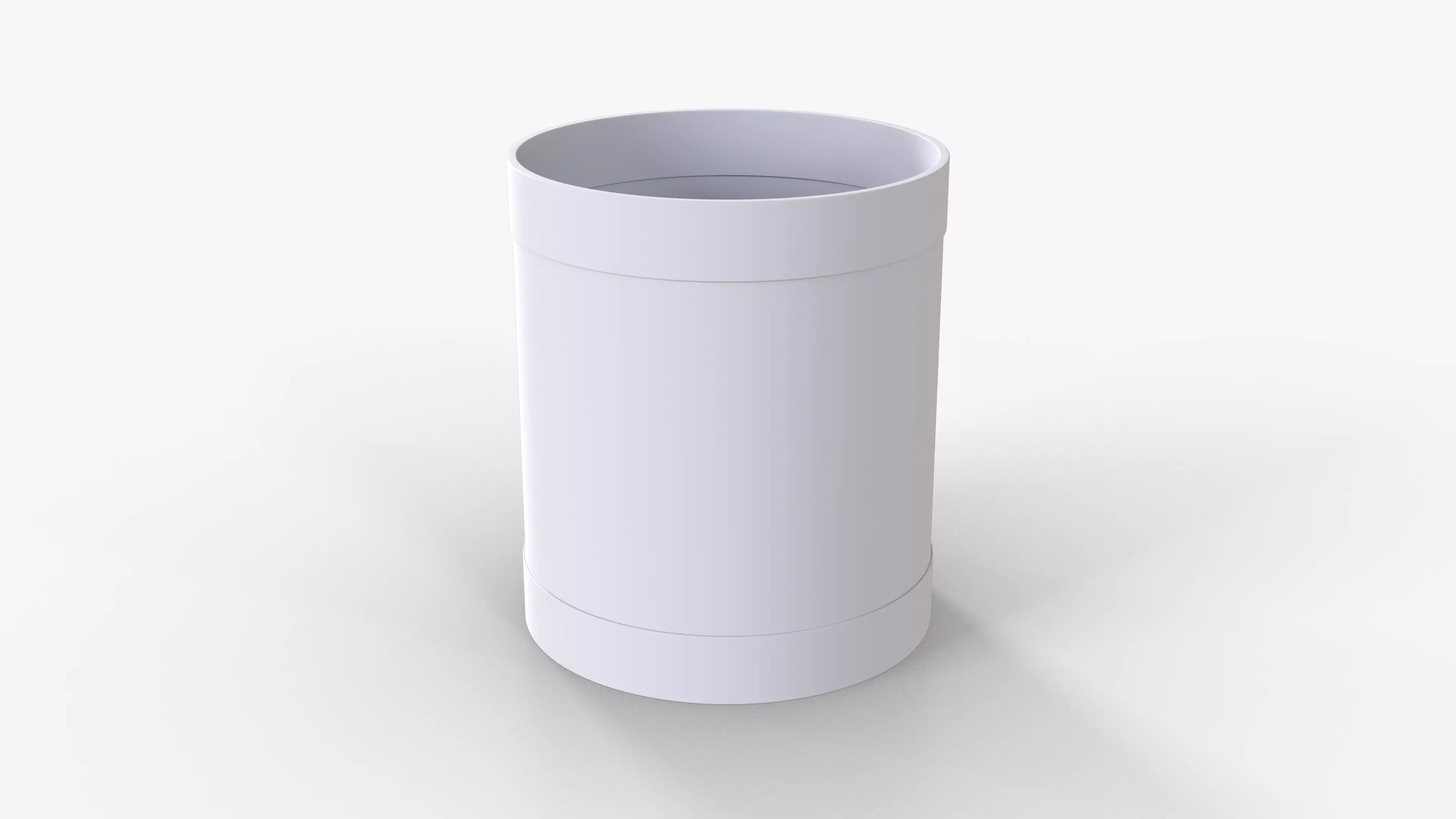 Calligaris Bert White Low-poly 3D model_9