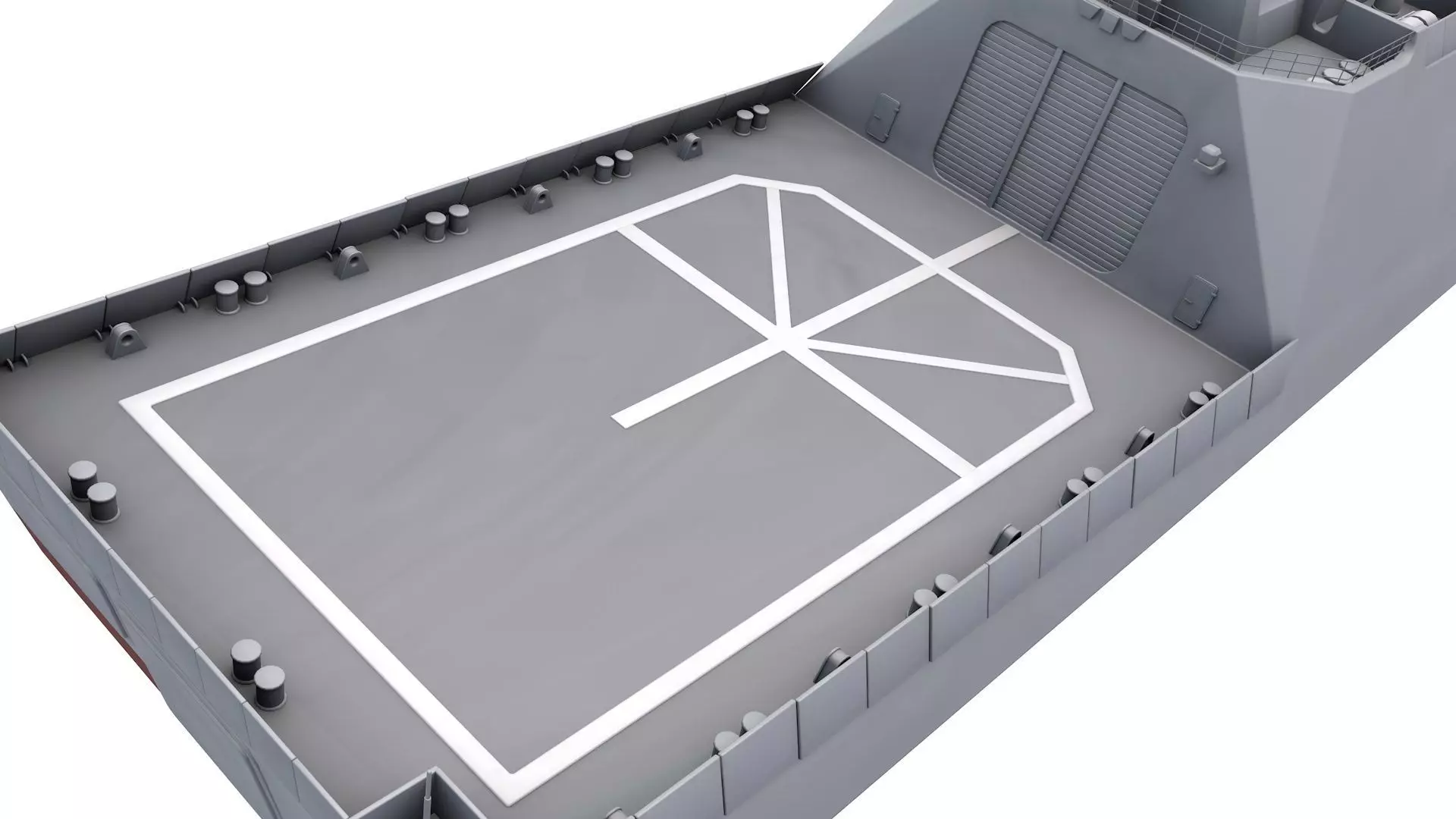 Mogami-class frigate 3D model_6