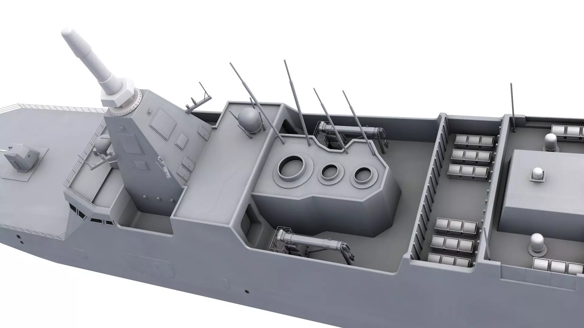 Mogami-class frigate 3D model_7