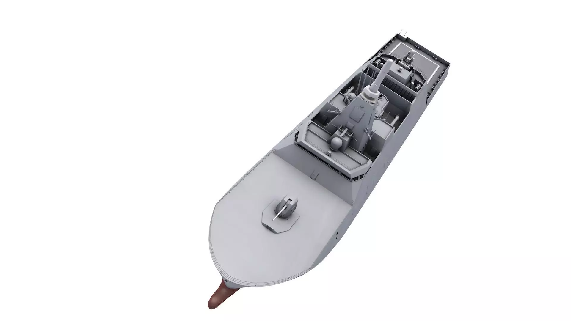 Mogami-class frigate 3D model_2