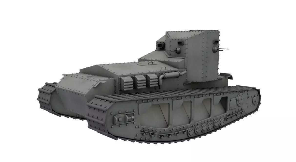 Medium Mark A Whippet 3D model