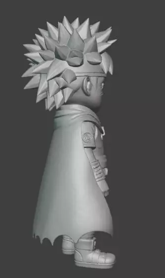 Cute Little Naruto Anime Chibi  3D print model_2