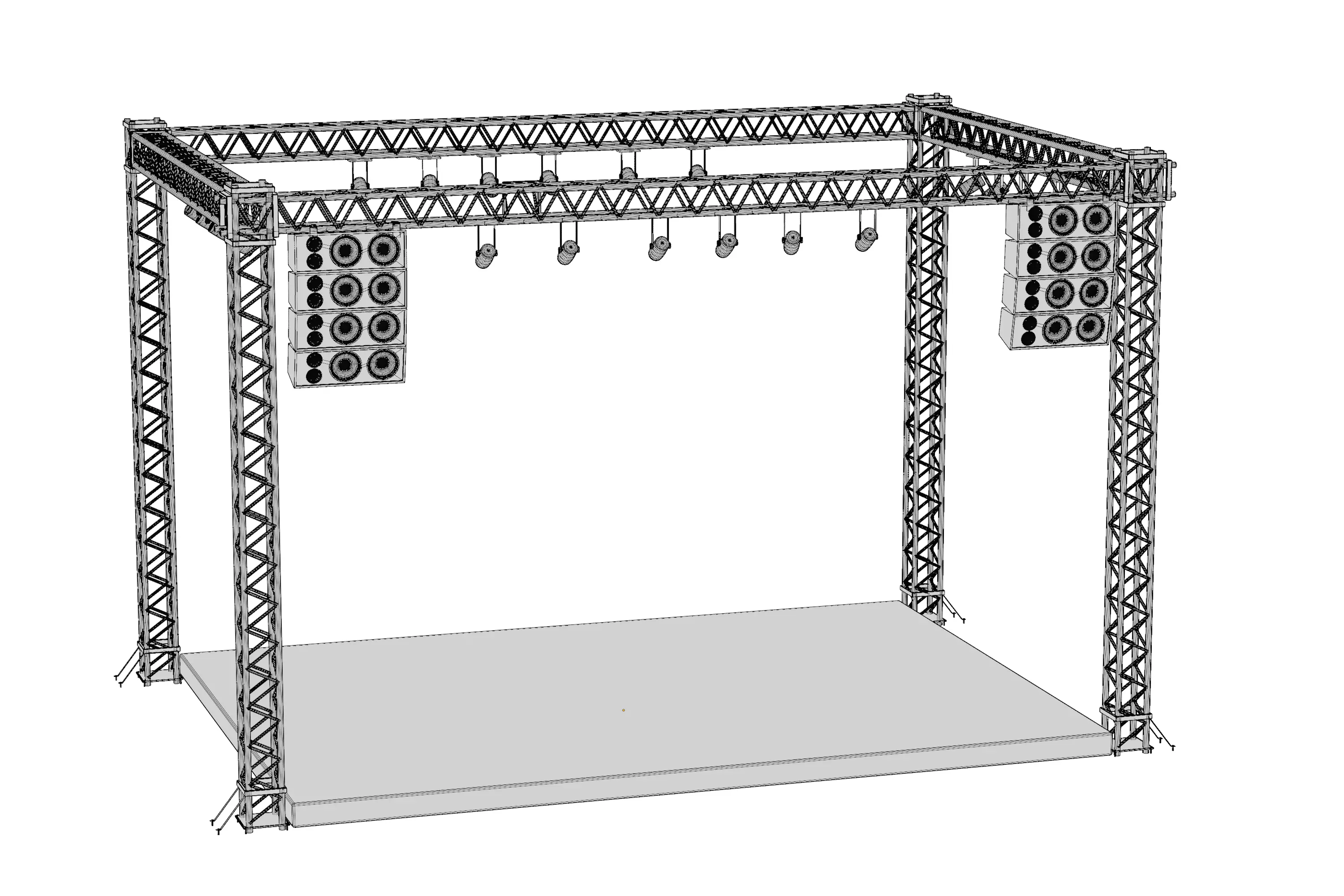 Concert Stage 11 3D model_10