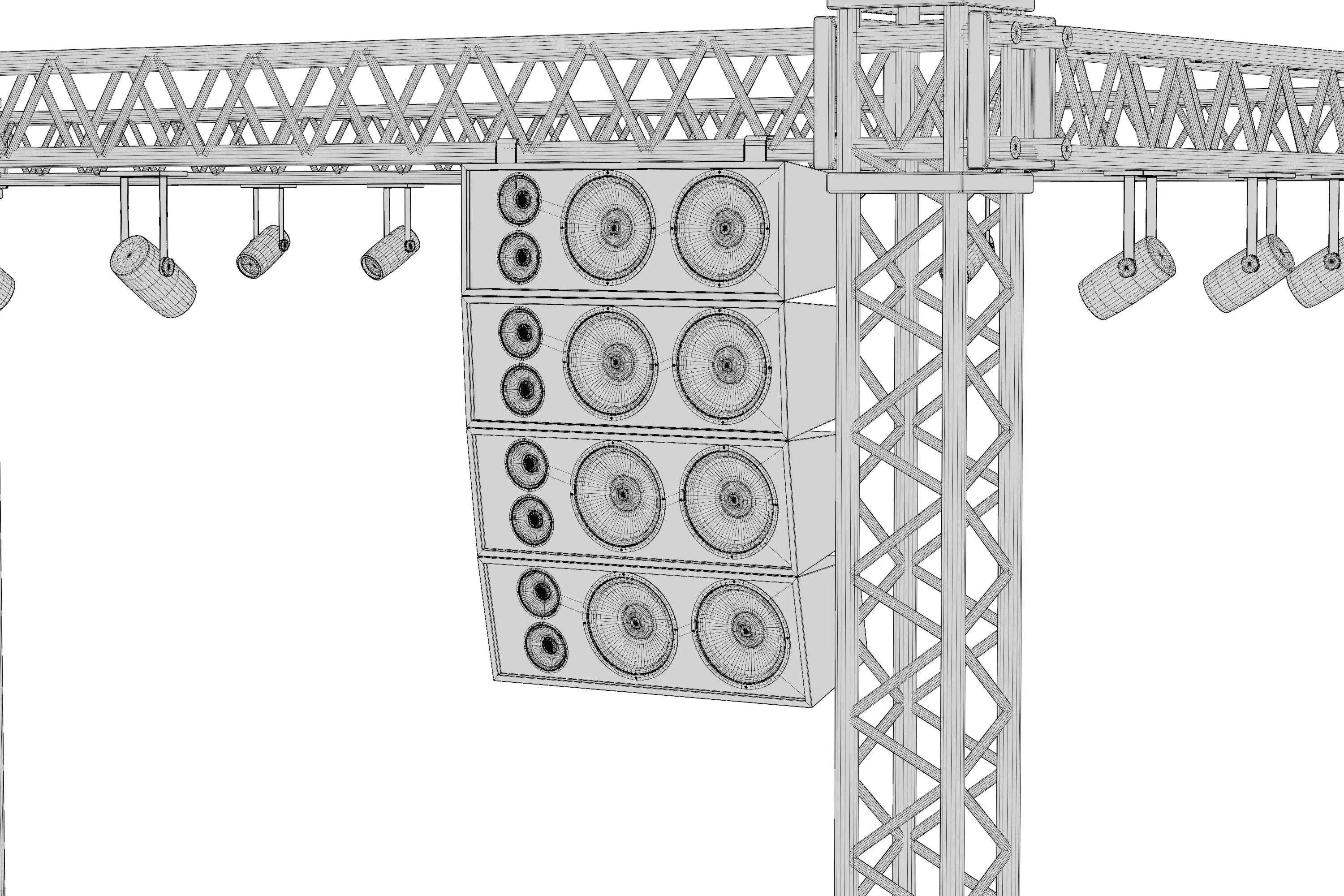 Concert Stage 11 3D model_8