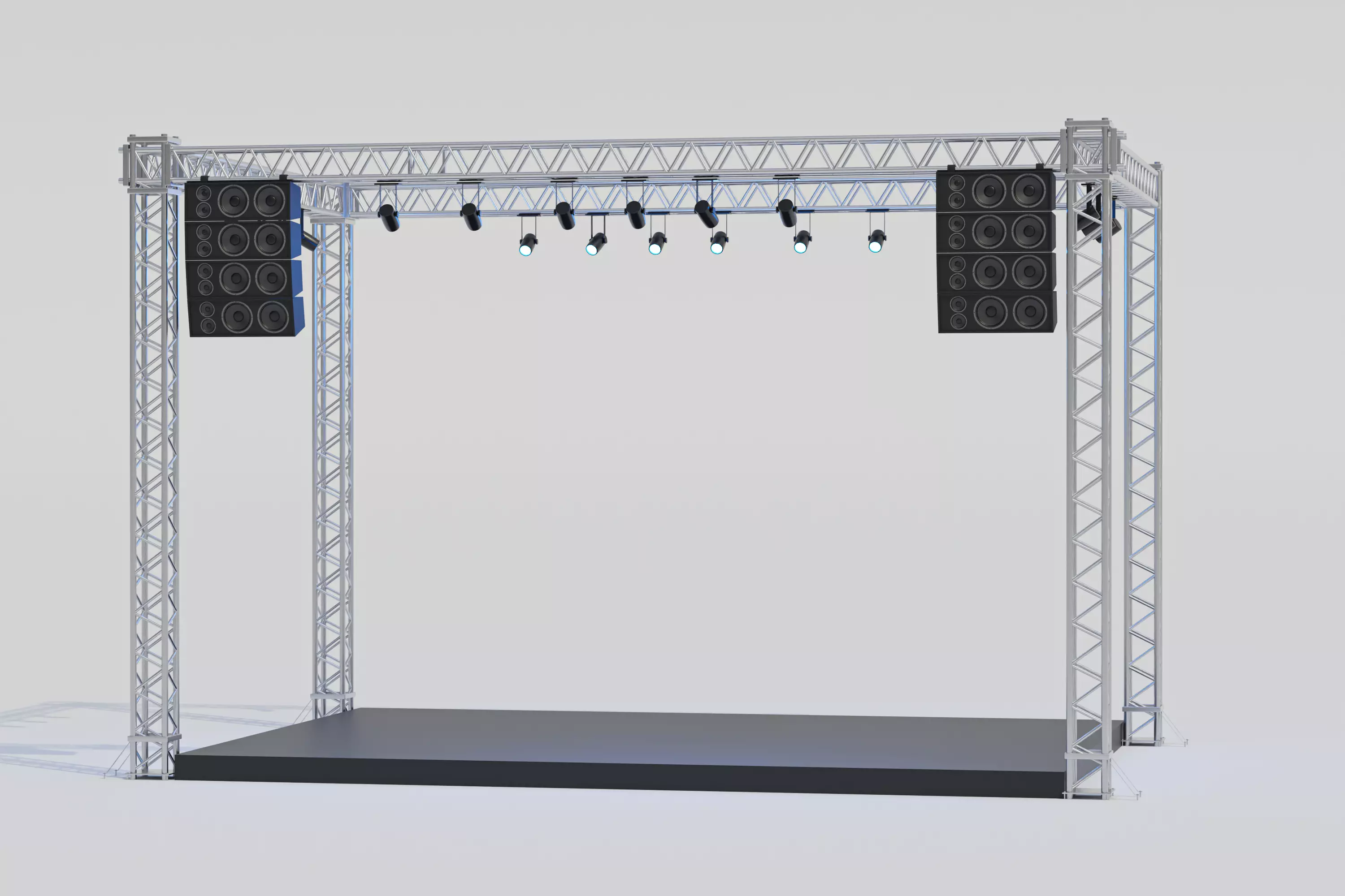 Concert Stage 11 3D model_4
