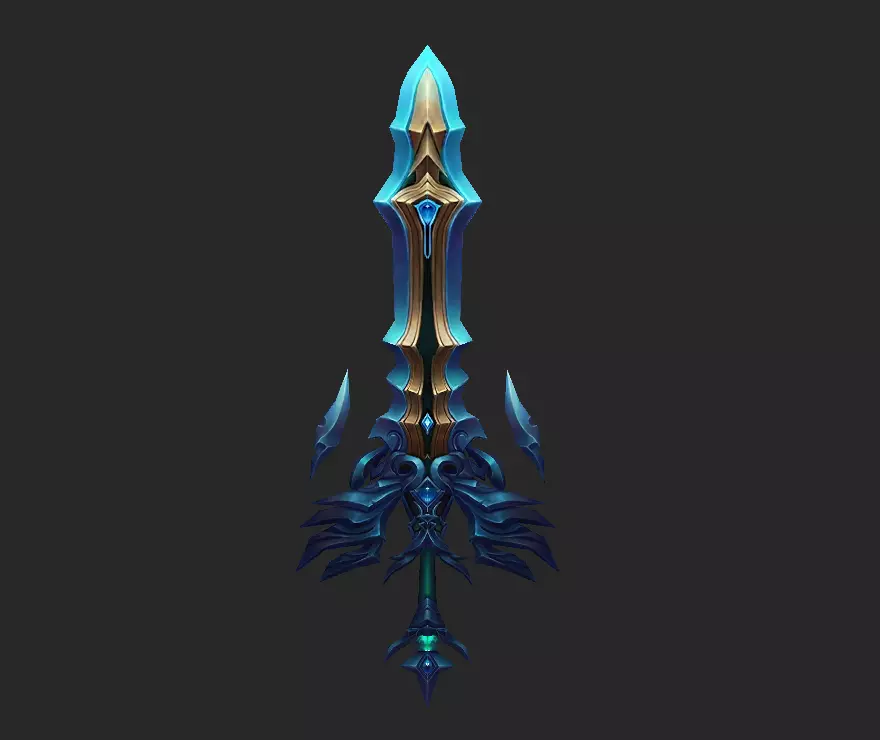 Pack With Fantasy Swords - Part 17 Free low-poly 3D model_47