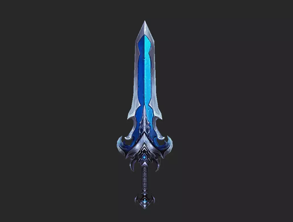 Pack With Fantasy Swords - Part 17 Free low-poly 3D model_15