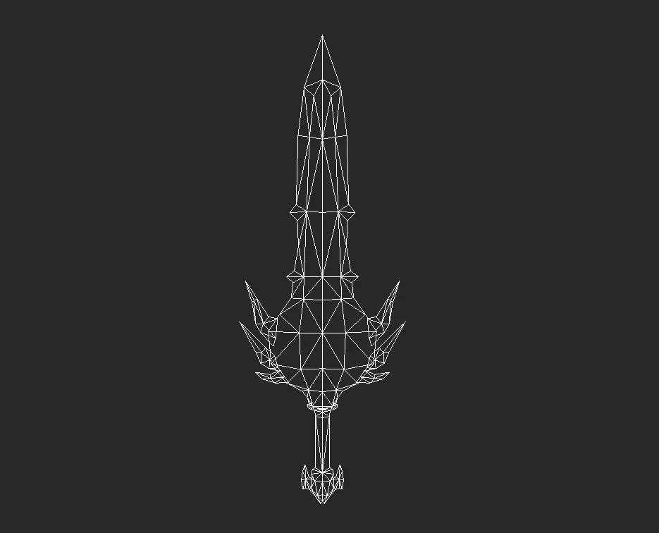 Pack With Fantasy Swords - Part 17 Free low-poly 3D model_25