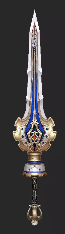 Pack With Fantasy Swords - Part 17 Free low-poly 3D model_14