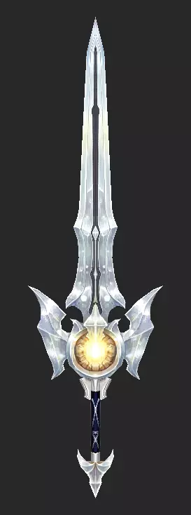 Pack With Fantasy Swords - Part 17 Free low-poly 3D model_16