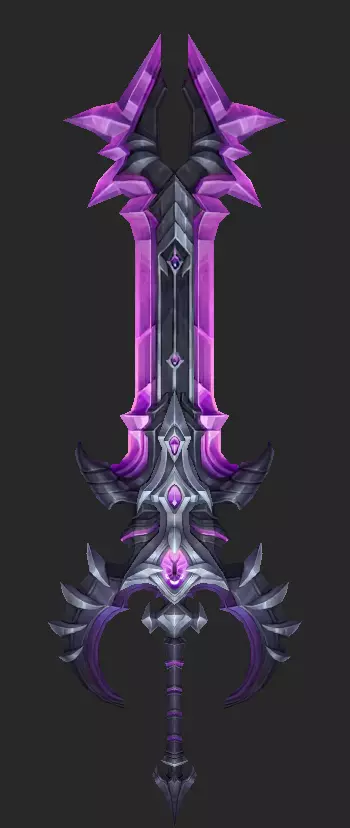 Pack With Fantasy Swords - Part 17 Free low-poly 3D model_38