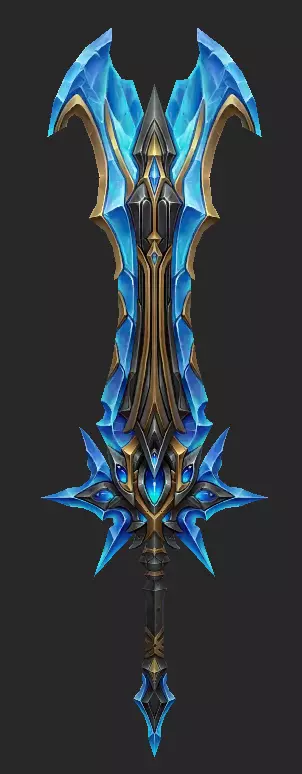 Pack With 30 Fantasy Swords - Part 16 Low-poly 3D model_57