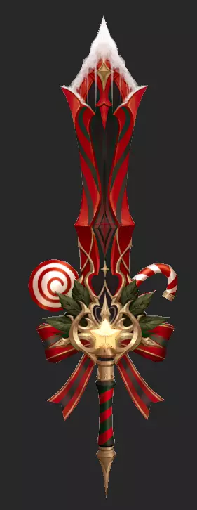 Pack With 30 Fantasy Swords - Part 16 Low-poly 3D model_26