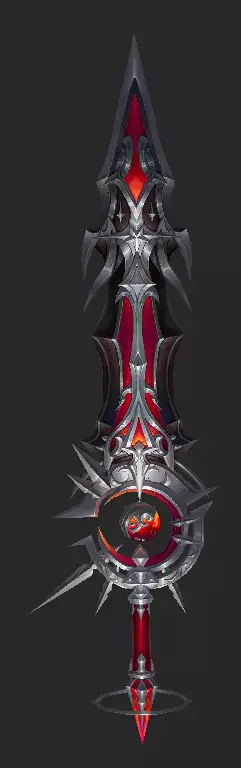 Pack With 30 Fantasy Swords - Part 16 Low-poly 3D model_23