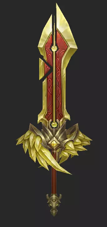 Pack With 30 Fantasy Swords - Part 16 Low-poly 3D model_35