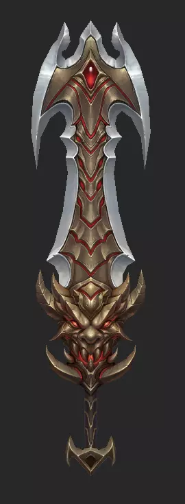 Pack With 30 Fantasy Swords - Part 16 Low-poly 3D model_2