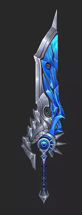 Pack With 30 Fantasy Swords - Part 16 Low-poly 3D model_45