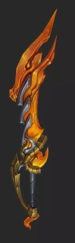 Pack With 30 Fantasy Swords - Part 16 Low-poly 3D model_54