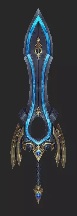 Pack With 30 Fantasy Swords - Part 16 Low-poly 3D model_53