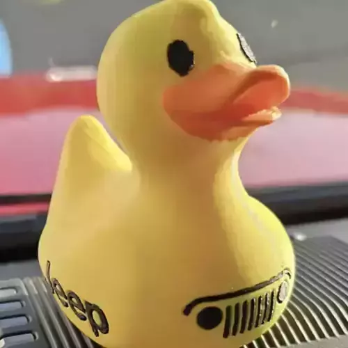 JEEP DUCK TOY MULTICOLOUR 3D print model