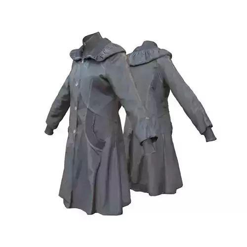 Black Womans Coat 