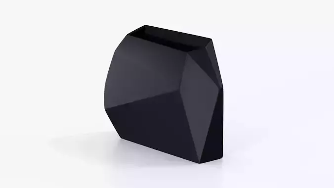 Black Vase Origami Small