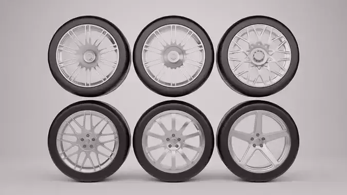 Sports Car Rim Pack 1