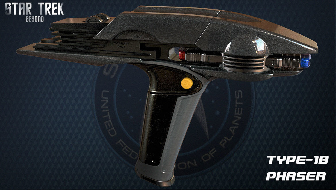 Star Trek Beyond Type-1B Phaser 3D print model_3