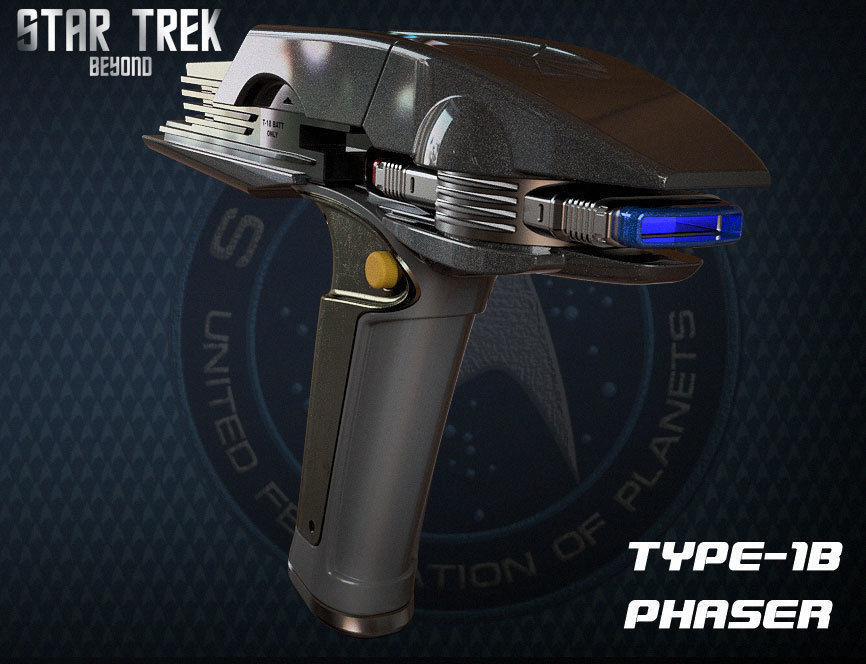 Star Trek Beyond Type-1B Phaser 3D print model_0