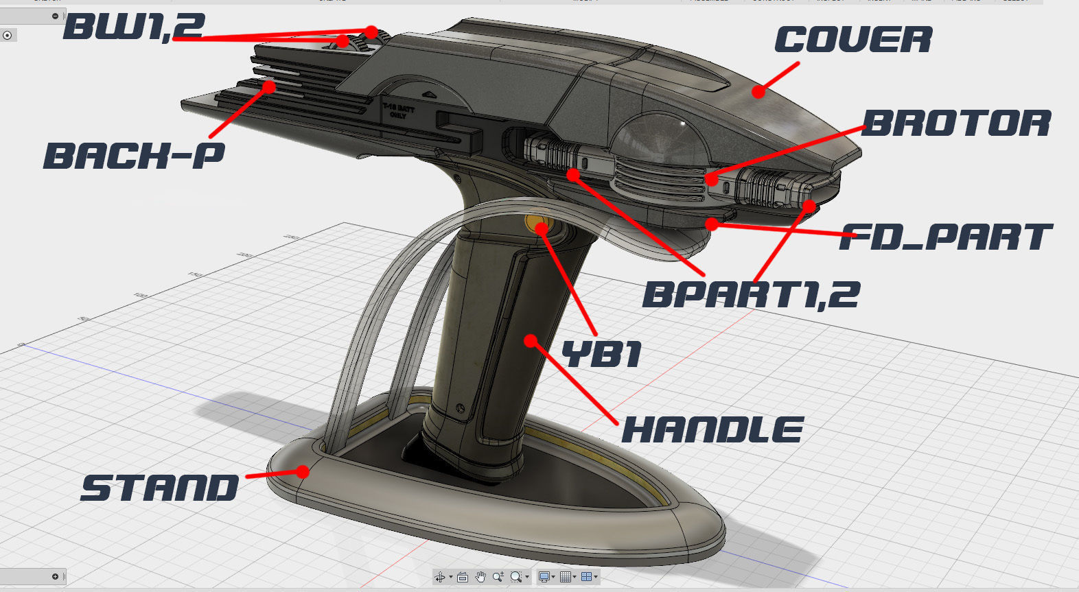 Star Trek Beyond Type-1B Phaser 3D print model_4