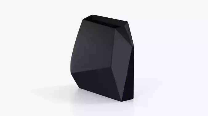 Black Vase Origami Large