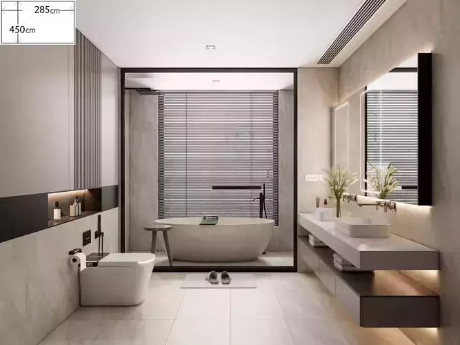 Bathroom 78 3D model