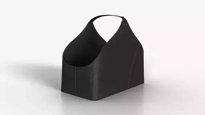 Black Leather Magazine Box