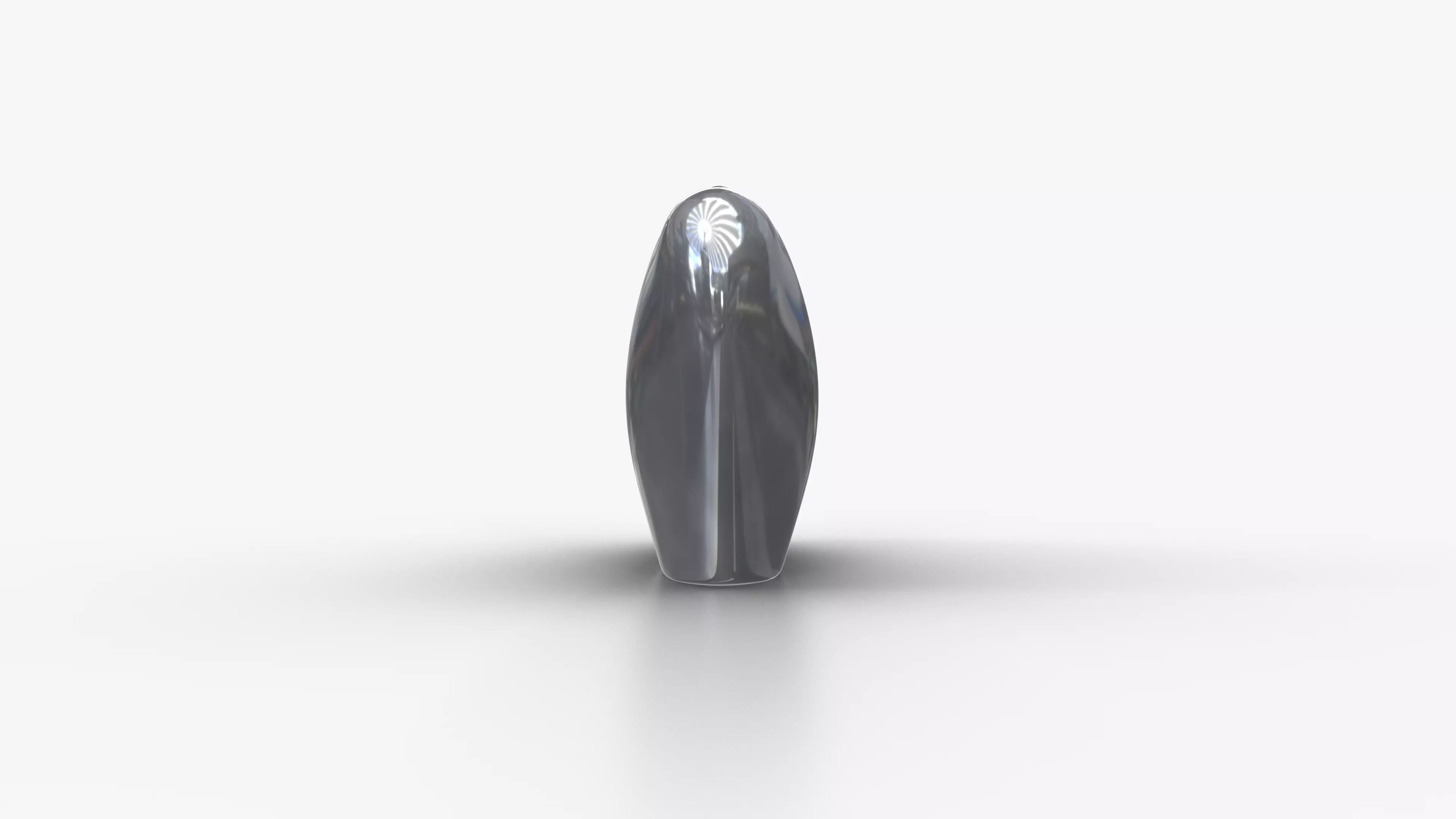 Aluminium Vase M Low-poly 3D model_5