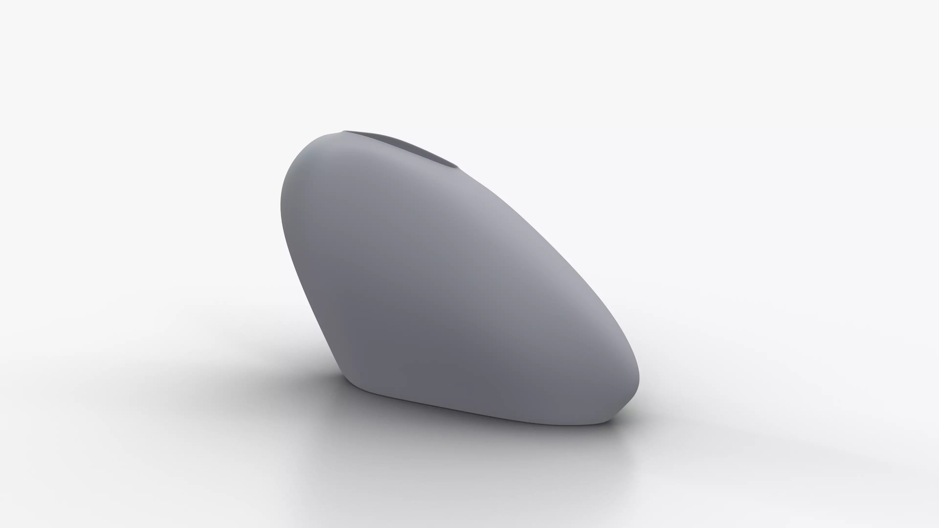 Aluminium Vase M Low-poly 3D model_8