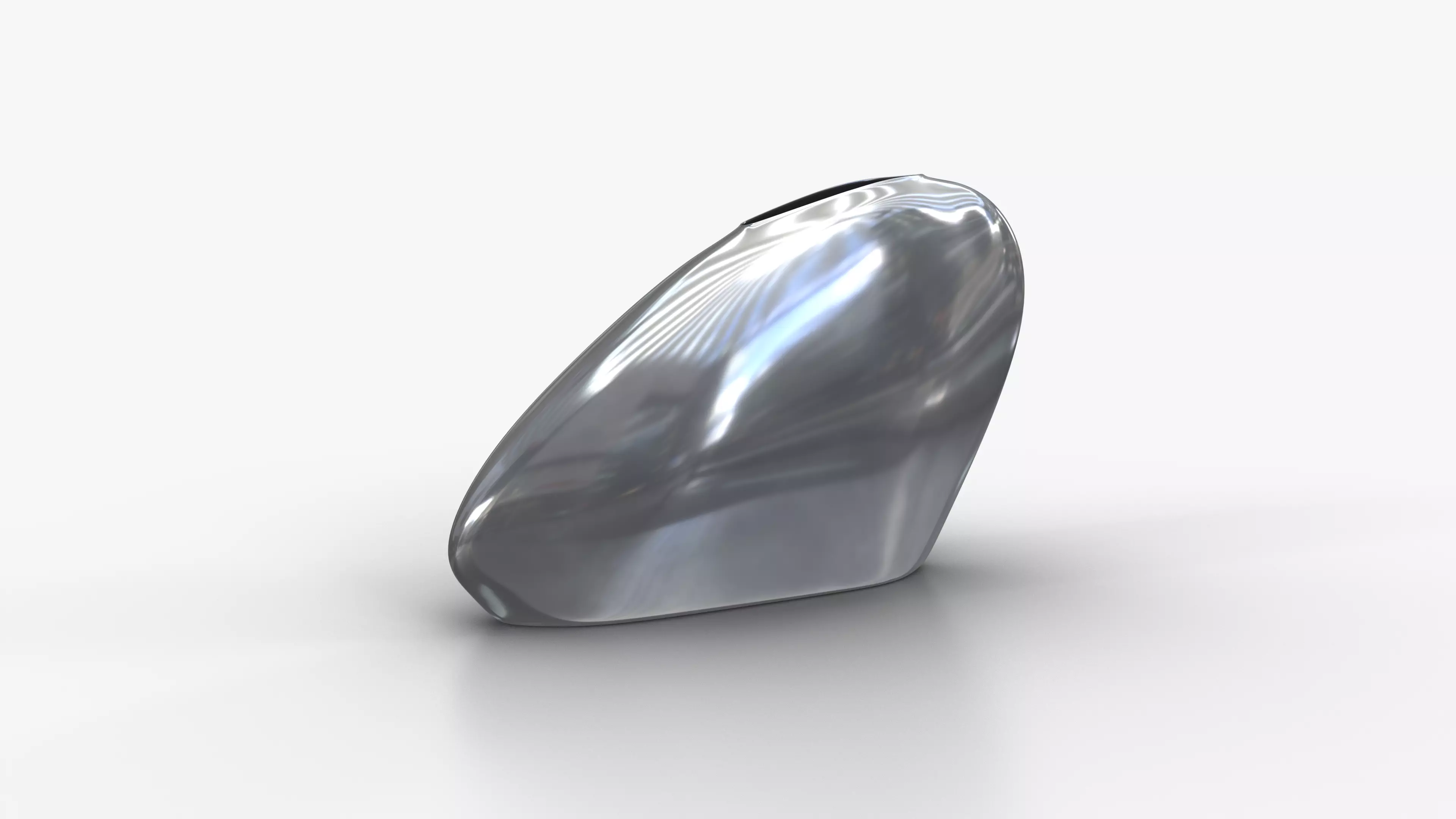 Aluminium Vase M Low-poly 3D model_2