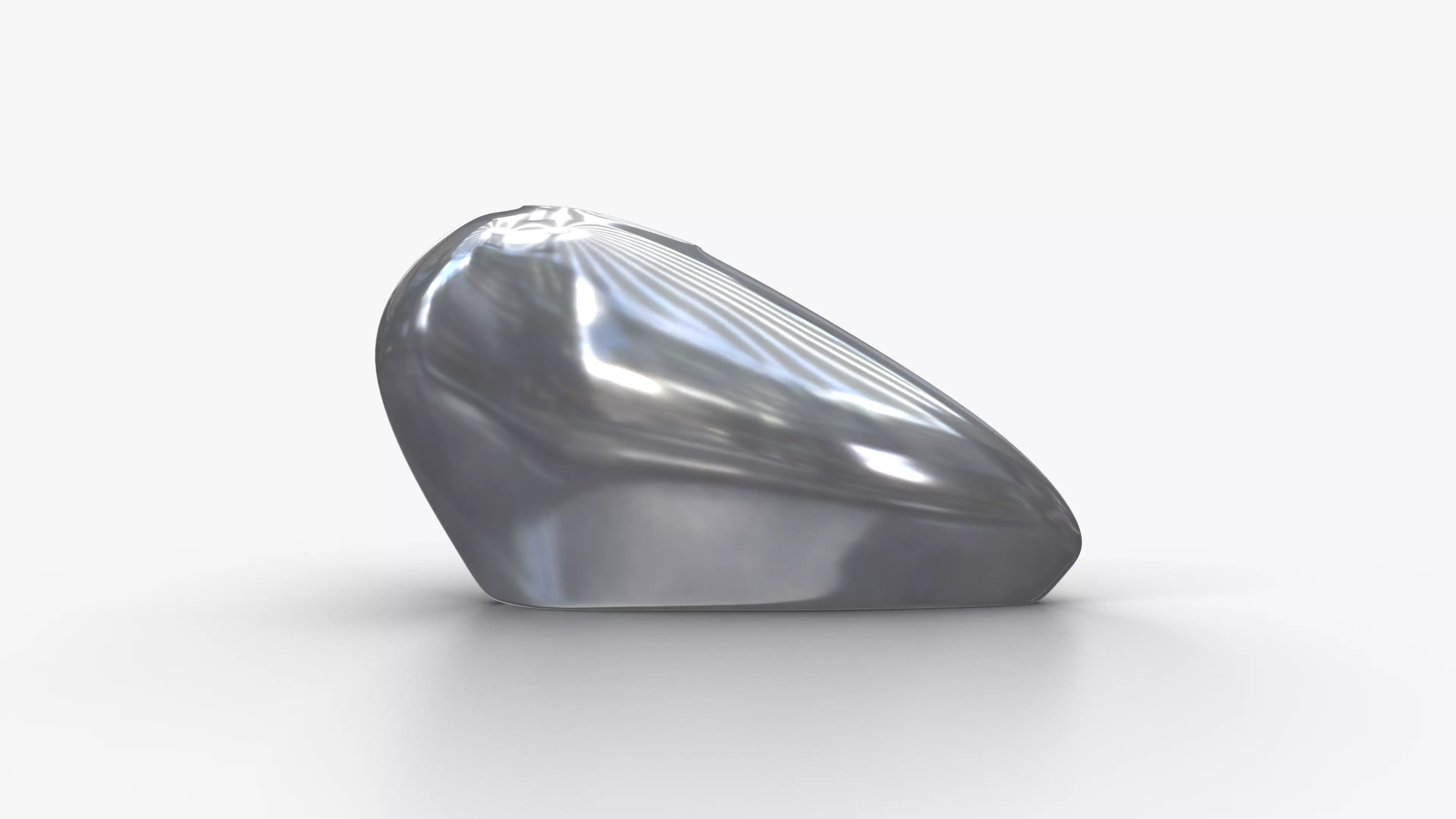 Aluminium Vase L Low-poly 3D model_3