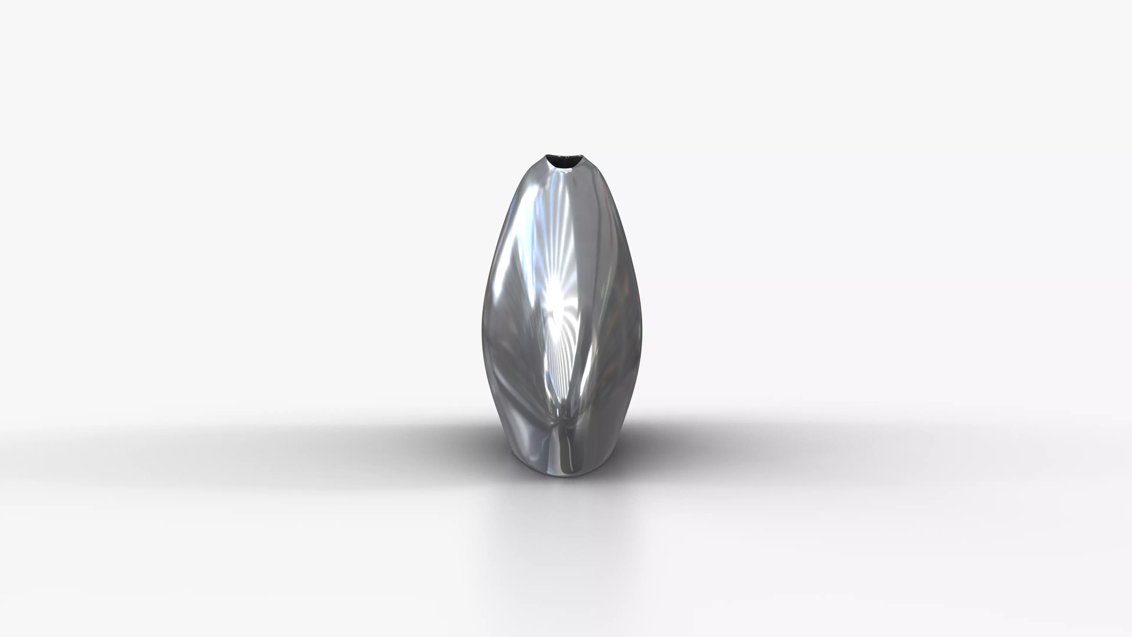 Aluminium Vase L Low-poly 3D model_5