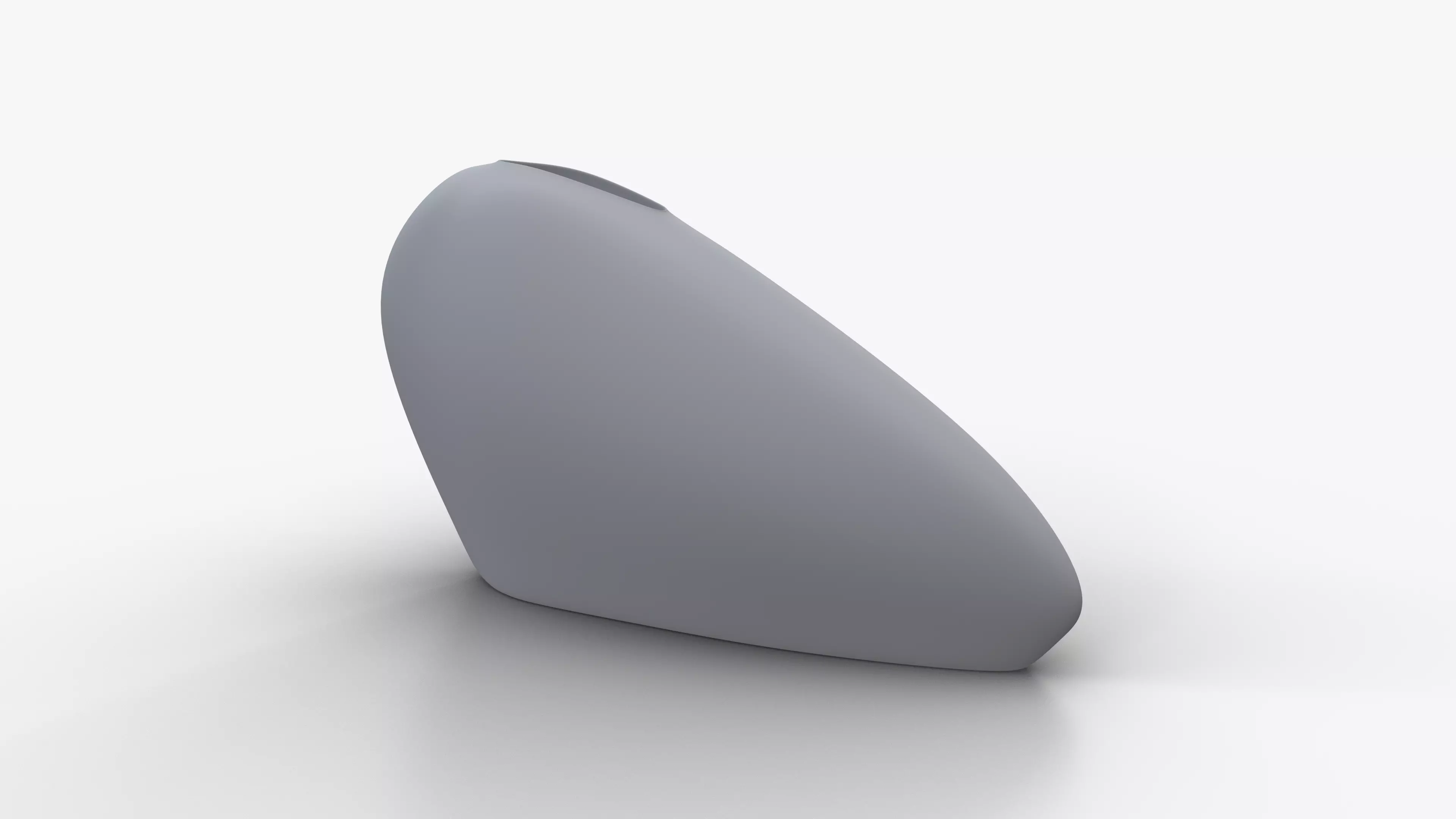 Aluminium Vase L Low-poly 3D model_8