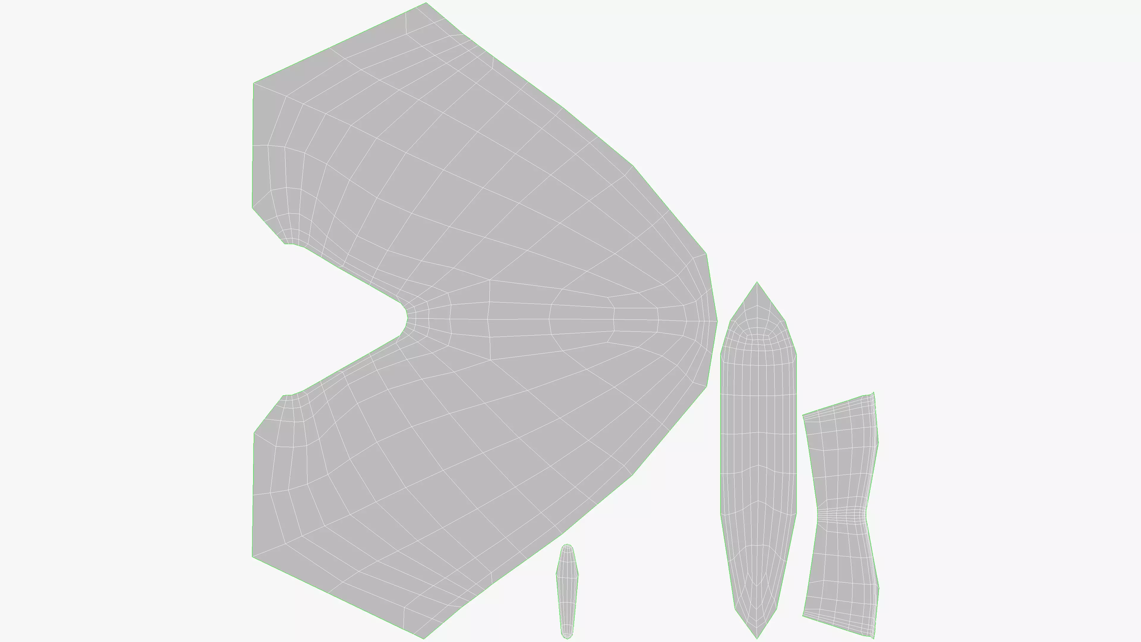 Aluminium Vase L Low-poly 3D model_9