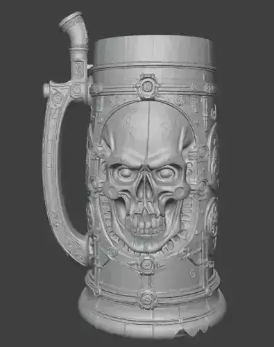 Pirate Skull Beer Mug