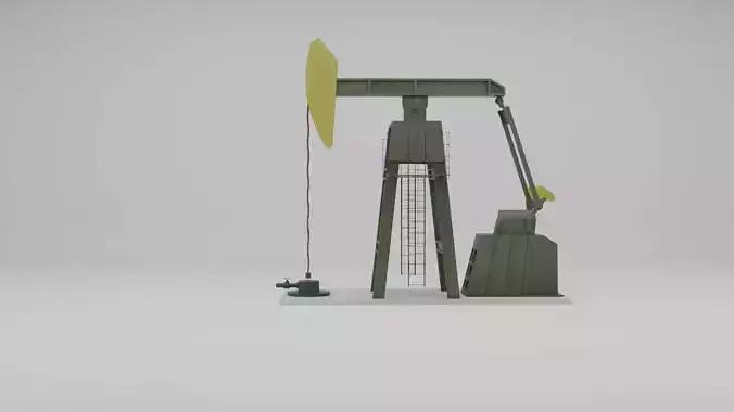 Oil Pumpjack Game-Ready