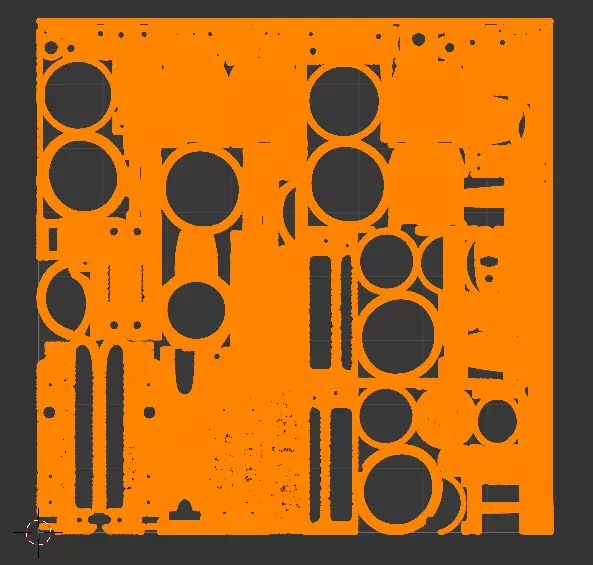 Tactical Flashlight 3D Model 3D model_4