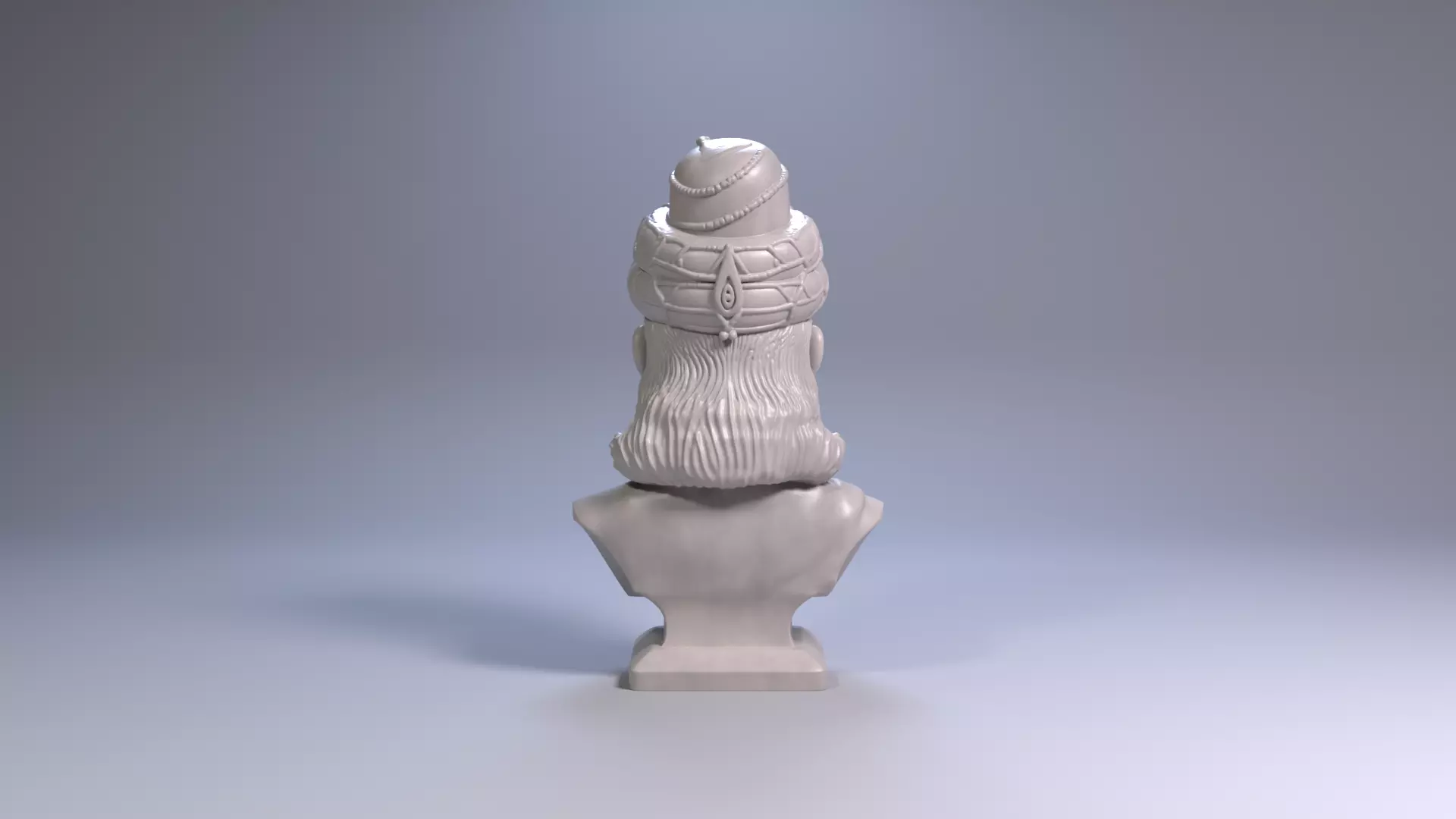 Ashoka the Great Bust 3D Printable STL File 3D print model_4