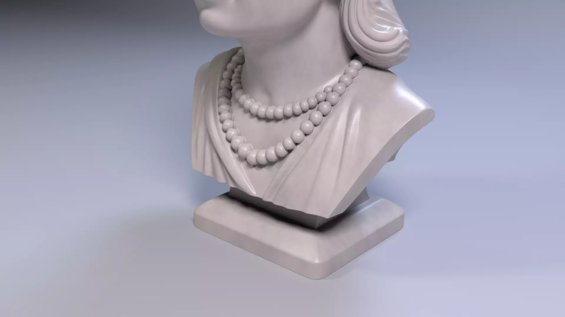 Ashoka the Great Bust 3D Printable STL File 3D print model_10