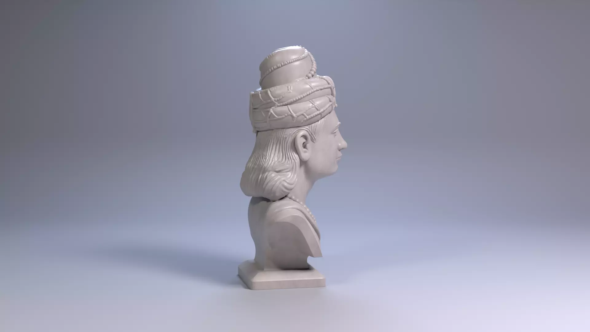Ashoka the Great Bust 3D Printable STL File 3D print model_19